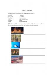 English worksheet: Must / mustnt