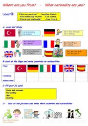 countries and nationalities