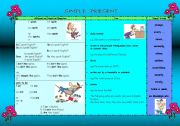 English Worksheet: Present Simple: form &use