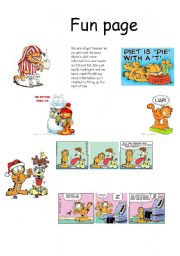 English Worksheet: Garfield!