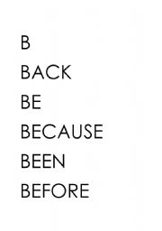 English worksheet: Word Wall-letter B