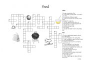 English worksheet: Food