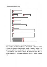 English Worksheet: business letter