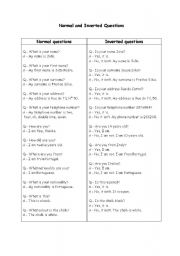 English worksheet: Personal Identification