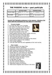 English Worksheet: Passive voice