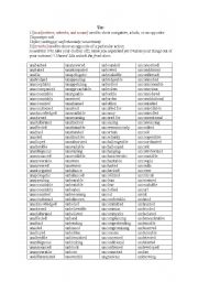 English Worksheet: Common prefixes (-un)
