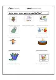 English worksheet: good habits 