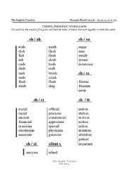 English worksheet: Phonetic Sound Sheets 5