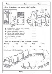 English Worksheet: english test