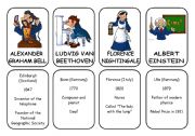 English Worksheet: WAS - WERE CARDS 3/6