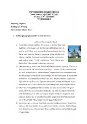 English worksheet: past simple