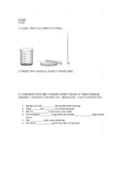English Worksheet: Chemistry