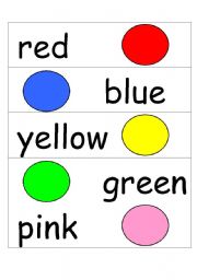 colours flashcards - ESL worksheet by lurdesprates