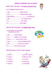 A general worksheet