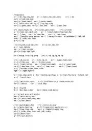 English Worksheet: pronunsiation