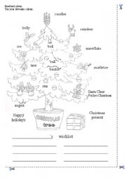 Christmas Tree coloring page