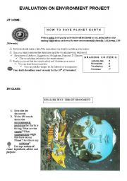 English Worksheet: Environment - Test