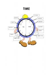 English Worksheet: TIME