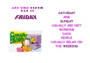 English Worksheet: DAYS OF THE WEEK - PART 2