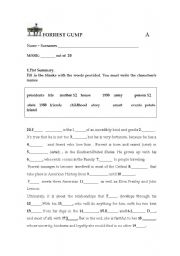 English Worksheet: Forrest Gump