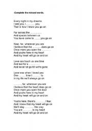 Titanic song lyrics in english download mp3. 