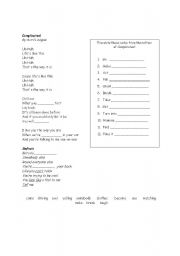 English Worksheet: Complicated by Avril Lavigne: Gap Exercise 