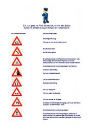 English Worksheet: Traffic memory