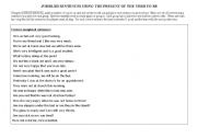 English Worksheet: Jumbled sentences using verb TO BE with contractions