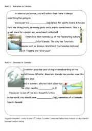 English worksheet: Know more about Vancouver_2