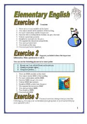 English Worksheet: Topics is an easy way to boost vocabulary as the words repeat. 4 EXERCISES