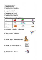 English worksheet: drilling ws 