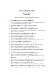 English Worksheet: Unreal conditional Practice