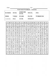 English worksheet: wordsearch