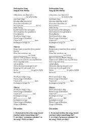 English worksheet: Song Bob Marley