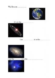 English worksheet: Planets