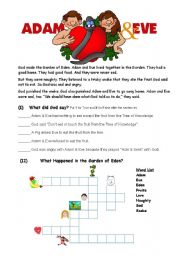 English Worksheet: Adam_Eve