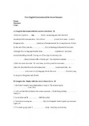 English Worksheet: Examination