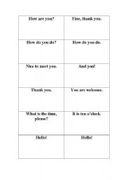 English Worksheet: Pair Cards