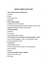 English Worksheet: quiz