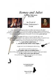 English Worksheet: Romeo and Juliet UNIT