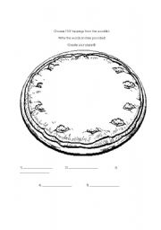 English Worksheet: Pizza Toppings