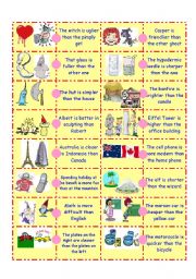 Comparative Adjective Domino-3