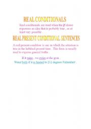 English Worksheet: Conditional