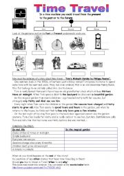 English Worksheet: Time Travel