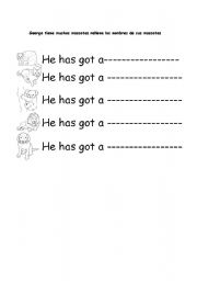 English worksheet: Animals