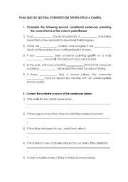 English worksheet: Exercises