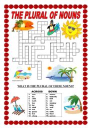 English Worksheet: The plural of nouns