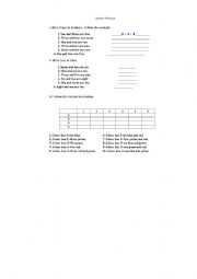 English Worksheet: numbers