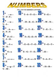 Numbers Exercise