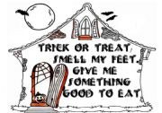 English Worksheet: trick or treat